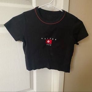 Cute cropped tee from Brandy Melville